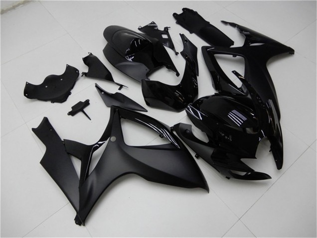 2006-2007 Suzuki GSXR 600/750 Motorcycle Fairings - Matte Black Glossy Black Canada Websites