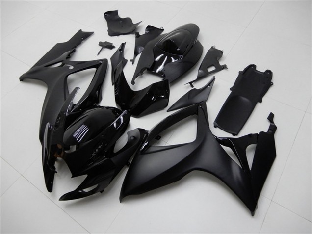 2006-2007 Suzuki GSXR 600/750 Motorcycle Fairings - Matte Black Glossy Black Canada Websites