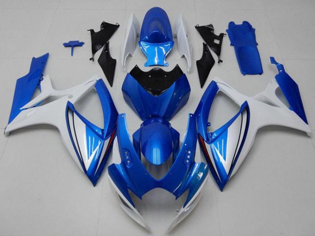 2006-2007 Suzuki GSXR 600/750 Motorcycle Fairings - White Blue Canada Websites