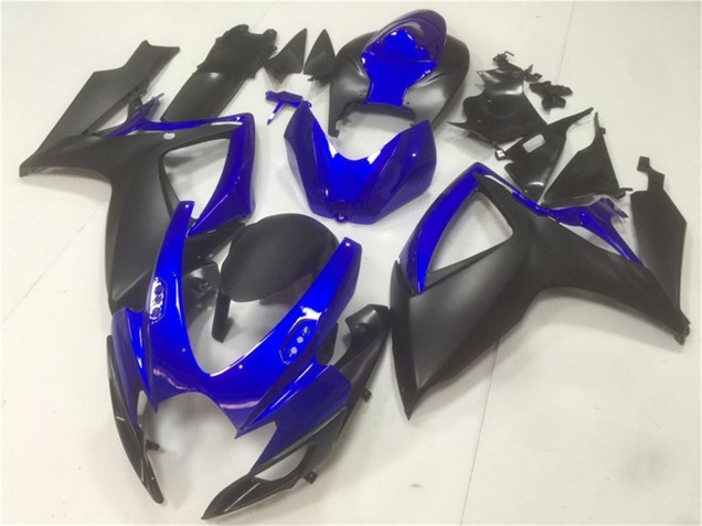 2006-2007 Suzuki GSXR 600/750 Motorcycle Fairings - Blue Matte Black Canada Websites