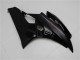 2006-2007 Yamaha YZF R6 Motorcycle Fairing Kits - Glossy Black Matte Black Canada Websites
