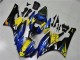 2006-2007 Yamaha YZF R6 Motorcycle Fairings - Blue Yellow Glossy Black Shark Canada Websites