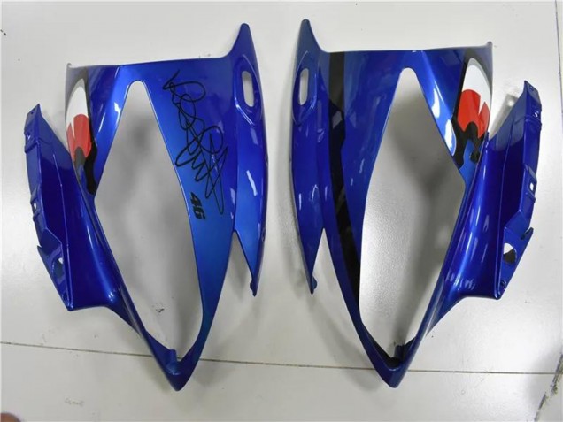 2006-2007 Yamaha YZF R6 Motorcycle Fairings - Blue Yellow Glossy Black Shark Canada Websites