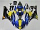 2006-2007 Yamaha YZF R6 Motorcycle Fairings - Blue Yellow Glossy Black Shark Canada Websites