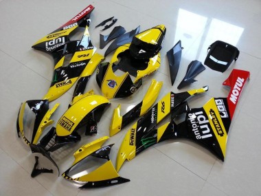2006-2007 Yamaha YZF R6 Motorcycle Fairings - Yellow Glossy Black Red Green Motul Monster Canada Websites