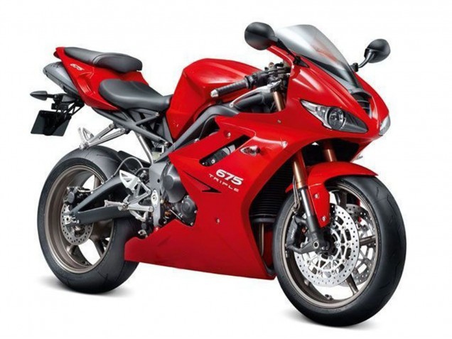 2006-2008 Triumph Daytona 675 Triple Motorcycle Fairing Kits - Red Canada Websites