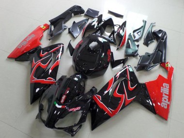 2006-2011 Aprilia RS125 Motorcycle Fairing - Glossy Black Red Canada Websites