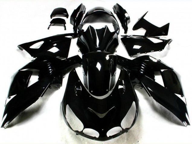 2006-2011 Kawasaki ZX14R ZZR1400 Motorcycle Fairings - Glossy Black Canada Websites