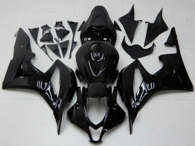 2007-2008 Honda CBR600RR Motorcycle Fairings - Glossy Black Canada Websites