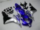 2007-2008 Honda CBR600RR Motorcycle Fairings - Silver Blue Glossy Black OEM Style Canada Websites