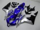 2007-2008 Honda CBR600RR Motorcycle Fairings - Silver Blue Glossy Black OEM Style Canada Websites