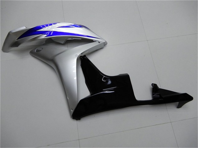 2007-2008 Honda CBR600RR Motorcycle Fairings - Silver Blue Glossy Black OEM Style Canada Websites
