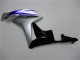 2007-2008 Honda CBR600RR Motorcycle Fairings - Silver Blue Glossy Black OEM Style Canada Websites