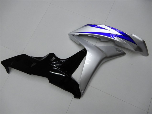 2007-2008 Honda CBR600RR Motorcycle Fairings - Silver Blue Glossy Black OEM Style Canada Websites