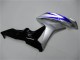2007-2008 Honda CBR600RR Motorcycle Fairings - Silver Blue Glossy Black OEM Style Canada Websites