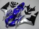 2007-2008 Honda CBR600RR Motorcycle Fairings - Silver Blue Glossy Black OEM Style Canada Websites