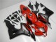 2007-2008 Honda CBR600RR Motorcycle Fairings - Red Matte Black with Decals Canada Websites