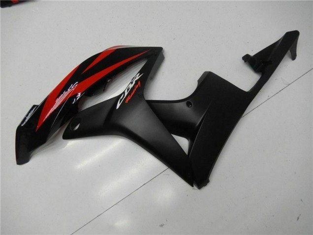 2007-2008 Honda CBR600RR Motorcycle Fairings - Red Matte Black with Decals Canada Websites