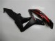 2007-2008 Honda CBR600RR Motorcycle Fairings - Red Matte Black with Decals Canada Websites
