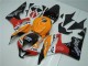 2007-2008 Honda CBR600RR Bike Fairings - Orange White Red Glossy Black Repsol Canada Websites