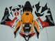 2007-2008 Honda CBR600RR Bike Fairings - Orange White Red Glossy Black Repsol Canada Websites