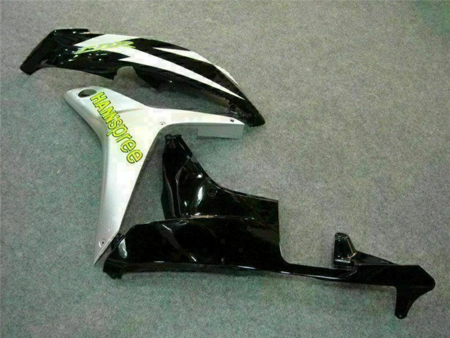 2007-2008 Honda CBR600RR Motorcycle Fairing - White Green Glossy Black Hannspree Canada Websites