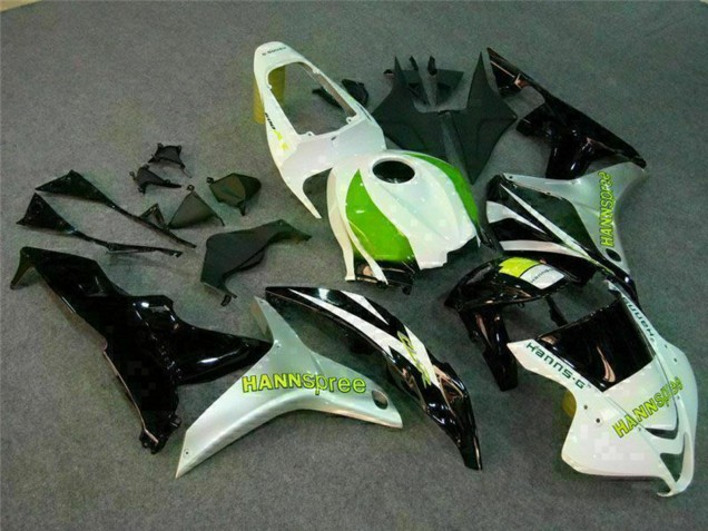 2007-2008 Honda CBR600RR Motorcycle Fairing - White Green Glossy Black Hannspree Canada Websites