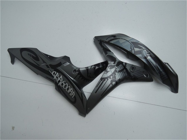 2007-2008 Honda CBR600RR Motorcycle Fairings - Matte Black Graffiti Canada Websites