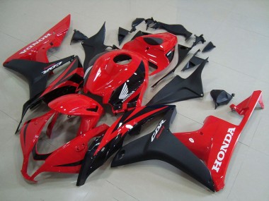 2007-2008 Honda CBR600RR Motorcycle Fairings - Red Matte Black OEM Style Canada Websites