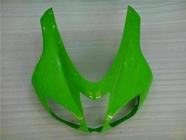 2007-2008 Kawasaki ZX6R Motorcycle Fairings - Green White Ninja Canada Websites