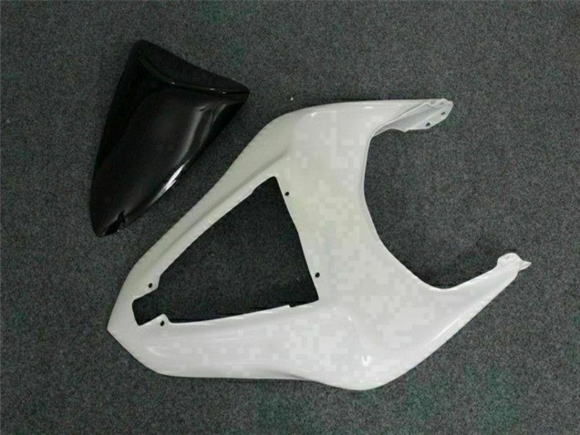 2007-2008 Kawasaki ZX6R Motorcycle Fairings - Black White Elf Canada Websites