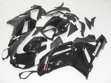2007-2008 Kawasaki ZX6R Motorcycle Fairings - Glossy Black Canada Websites