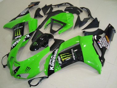2007-2008 Kawasaki ZX6R Motorcycle Fairings - Monster Green Canada Websites