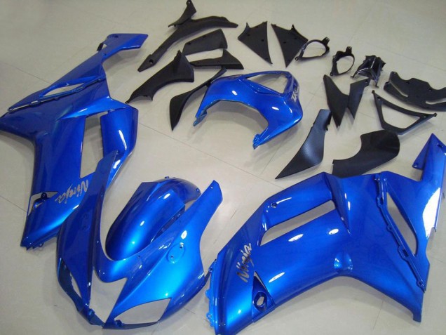 2007-2008 Kawasaki ZX6R Abs Motorcycle Fairings - Blue Canada Websites