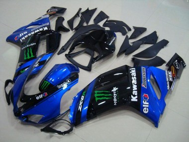 2007-2008 Kawasaki ZX6R Motorcycle Fairings - Blue Monster Canada Websites