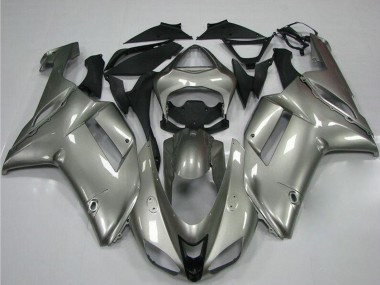 2007-2008 Kawasaki ZX6R Motorcycle Fairings - Grey Canada Websites