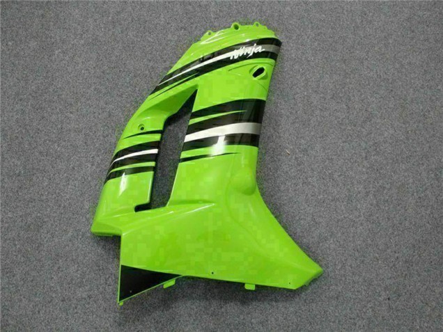2007-2008 Kawasaki ZX6R Motorcycle Fairing Kits - Green Black Canada Websites