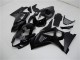 2007-2008 Suzuki GSXR 1000 Motorcycle Fairings - Glossy Black Matte Black No Decal Canada Websites