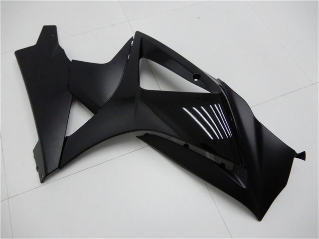 2007-2008 Suzuki GSXR 1000 Motorcycle Fairings - Glossy Black Matte Black No Decal Canada Websites