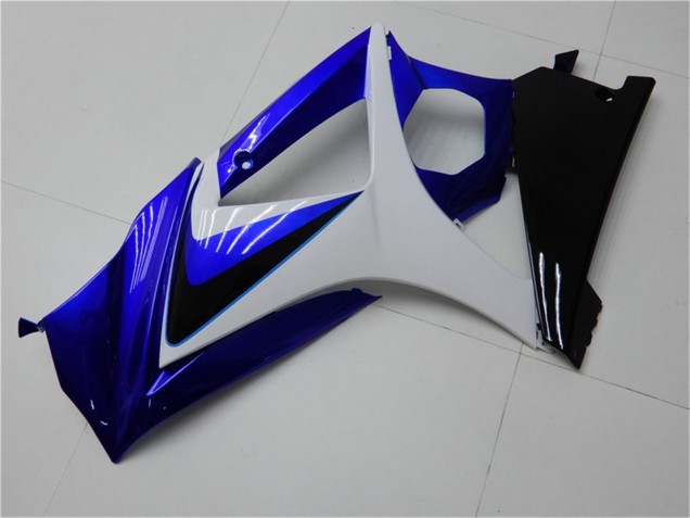 2007-2008 Suzuki GSXR 1000 Motorcycle Fairings - White Blue Black No Decal Canada Websites