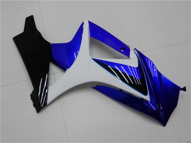 2007-2008 Suzuki GSXR 1000 Motorcycle Fairings - White Blue Black No Decal Canada Websites