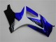 2007-2008 Suzuki GSXR 1000 Motorcycle Fairings - White Blue Black No Decal Canada Websites