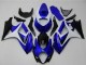 2007-2008 Suzuki GSXR 1000 Motorcycle Fairings - White Blue Black No Decal Canada Websites