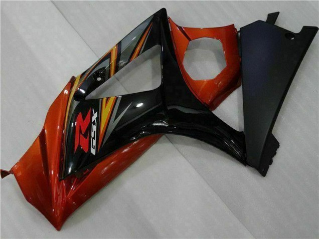 2007-2008 Suzuki GSXR 1000 Motorcycle Fairings - Black Orange Canada Websites