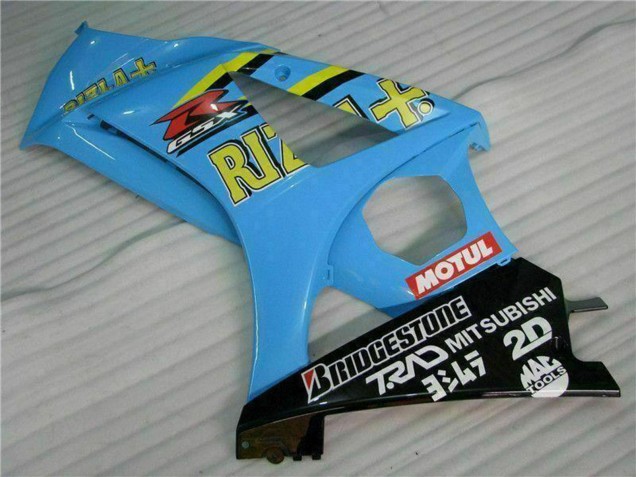 2007-2008 Suzuki GSXR 1000 Motorcycle Fairing Kits - Blue Gold Black Rizla Canada Websites