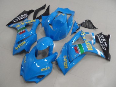 2007-2008 Suzuki GSXR 1000 Motorcycle Fairings - Blue Yellow Black Rizla Racing Canada Websites