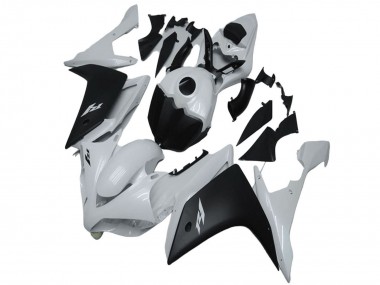 2007-2008 Yamaha YZF R1 Motorcycle Fairing - White Matte Black Canada Websites