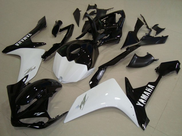 2007-2008 Yamaha YZF R1 Motorcycle Fairings - White Black Canada Websites
