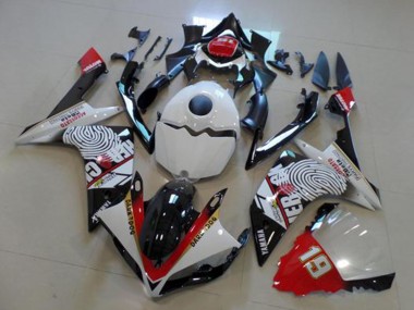2007-2008 Yamaha YZF R1 Motorcycle Fairings - White Red Black Yellow Dark Dog Canada Websites
