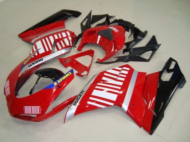 2007-2014 Ducati 848 1098 1198 Motorcycle Fairings - Silver Blue Red Glossy Black Canada Websites